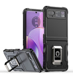 Moto Cases #16 = Motorola Razr 2023 OPTIMUM Magnetic Ring Stand Hybrid Case Cover