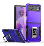 Moto Cases #16 = Motorola Razr 2023 OPTIMUM Magnetic Ring Stand Hybrid Case Cover