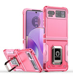 Moto Cases #16 = Motorola Razr 2023 OPTIMUM Magnetic Ring Stand Hybrid Case Cover