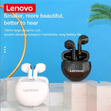 Bluetooth #184 = Lenovo HT38 TWS Earphone Wireless bk