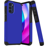 Moto Cases #22 = Moto Tough Strong Slim Dual-Layer ShockProof Hybrid Case Cover
