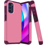 Moto Cases #22 = Moto Tough Strong Slim Dual-Layer ShockProof Hybrid Case Cover