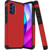 Moto Cases #22 = Moto Tough Strong Slim Dual-Layer ShockProof Hybrid Case Cover