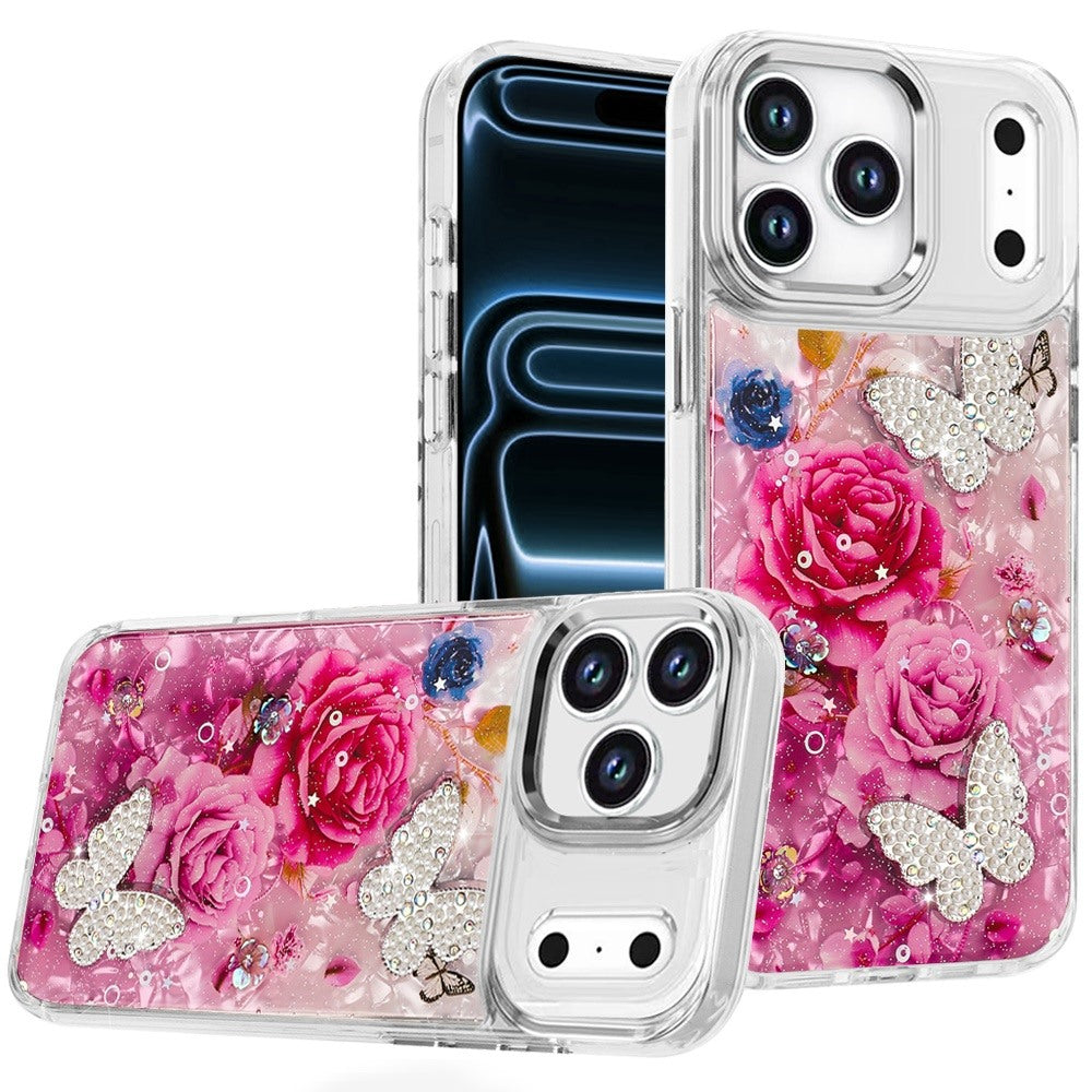 iPhone Case #235 = Epoxy Glitter Butterfly Ornaments Design HQ