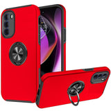 Moto Cases #25 = Moto CHIEF Oil Painted Magnetic Ring Stand Hybrid Case Cover