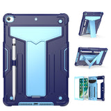 Tablet #229 = For Apple iPad 3in1 Tablet Hand and Shoulder Strap with Kickstand purple