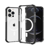 iPhone Case #129 =  Acrylic [Magnetic Circle] Tough 2.5mm Transparent Shock Proof Hybrid