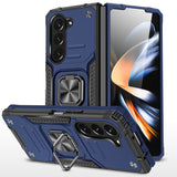 Samsung Case #155 = Samsung  Z Foip 5,4,3,2  Robust Magnetic Kickstand Hybrid Case Cover