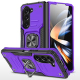 Samsung Case #155 = Samsung  Z Foip 5,4,3,2  Robust Magnetic Kickstand Hybrid Case Cover