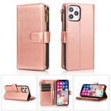 Samsung Case #159 = Luxury Wallet Card ID Zipper Money Holder Case Cover Samsung Galaxy Note, S, A, J Series