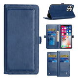 Samsung Case #160 = Wallet Premium PU Vegan Leather ID Multiple Card Holder Money with Lanyard Samsung Galaxy Note, S, A, J Series
