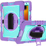 Tablet #229 = For Apple iPad 3in1 Tablet Hand and Shoulder Strap with Kickstand purple
