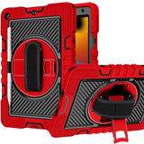 Tablet #229 = For Apple iPad 3in1 Tablet Hand and Shoulder Strap with Kickstand purple
