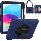 Tablet #229 = For Apple iPad 3in1 Tablet Hand and Shoulder Strap with Kickstand purple