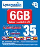 LycaMobile Wireless Land Line 6 Month $120 Unlimited Talk + long Distance + Int'l Calling + Sim Kit + New Number