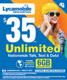 LycaMobile Wireless Land Line 6 Month $120 Unlimited Talk + long Distance + Int'l Calling + Sim Kit + New Number