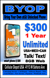 AT&T Network Carrier Services & Hotspot $5-$100 Plan