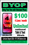 AT&T Network Carrier Services & Hotspot $5-$100 Plan