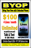 AT&T Network Carrier Services & Hotspot $5-$100 Plan