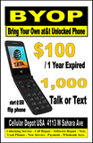 AT&T Network Carrier Services & Hotspot $5-$100 Plan