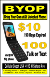 AT&T Network Carrier Services & Hotspot $5-$100 Plan