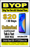 AT&T Network Carrier Services & Hotspot $5-$100 Plan
