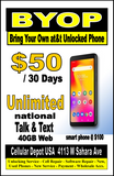 AT&T Network Carrier Services & Hotspot $5-$100 Plan