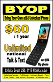 AT&T Network Carrier Services & Hotspot $5-$100 Plan