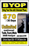 AT&T Network Carrier Services & Hotspot $5-$100 Plan