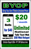 T-Mobile Network Carrier Services & Hotspot $10-$70 Plan