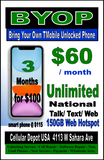 T-Mobile Network Carrier Services & Hotspot $10-$70 Plan