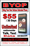 VERIZON Network Carrier Services & Hotspot $15-$85 Plan