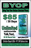 VERIZON Network Carrier Services & Hotspot $15-$85 Plan