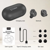Bluetooth #13 =  Wireless Earbuds, Premium V5.0 In-Ear Wireless Earbuds with Charging case, Voice Notifications and Built-in Microphone