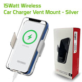 Wireless Charger #196 = 15Watt Wireless Charging Air Vent Mount Phone Holder Mount