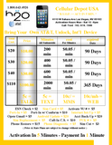 BYOP = H2o Wireless 100 Lines $10 / 90 Days  = 5¢ Talk & Text, 10¢/ MB Data