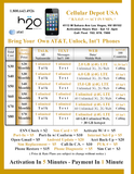 H2O Hotspot Plan $30 = 6 GB Hotspot + Sim Card + New Number
