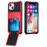 Phone Case #71 = Business Multiple Card Holder (Upto 5 Cards) Shockproof Hybrid Case Cover