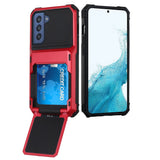 Samsung Case #29 = Business Multiple Card Holder (Upto 5 Cards) Shockproof Hybrid Case Cover  Samsung Galaxy Note, S, A, J Series