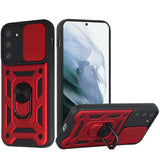 Samsung Case #37 = ELITE Camera Push Magnetic Ring Stand Hybrid Case Cover Samsung Galaxy Note, S, A, J Series