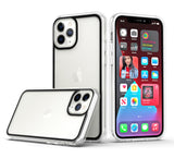 iPhone Case #92 = Colored Frame Bumper Silk Print PC TPU Hybrid Case Cover iPhone