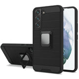 Samsung Case #44 = Prime Magnetic Ring Stand Hybrid Case Cover Samsung Galaxy Note, S, A, J Series
