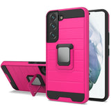 Samsung Case #44 = Prime Magnetic Ring Stand Hybrid Case Cover Samsung Galaxy Note, S, A, J Series