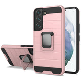 Samsung Case #44 = Prime Magnetic Ring Stand Hybrid Case Cover Samsung Galaxy Note, S, A, J Series
