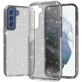 Samsung Case #52 = Glitter Ultra Thick 3mm Transparent Hybrid Case Cover Samsung Galaxy Note, S, A, J Series