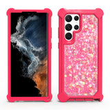 Samsung Case #54 = Twinkle Liquid Glitter 3in1 Hybrid Case Cover Samsung Galaxy Note, S, A, J Series