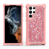 Samsung Case #54 = Twinkle Liquid Glitter 3in1 Hybrid Case Cover Samsung Galaxy Note, S, A, J Series