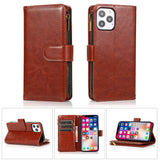 Samsung Case #55 = Luxury Wallet Card ID Zipper Money Holder Case Cover Samsung Galaxy Note, S, A, J Series