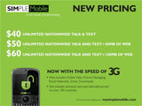 BYOP = Simple Mobile 4 Lines Family $125 Unlimited Everything Plan + 5GB Hotspot + 4 Sim Card + 4 New Number