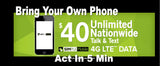 BYOP = Simple Mobile by T-Mobile $2,500 = 50 LINE $50 Unlimited Int'l Talk, Text, WEB + 20gb hotspot